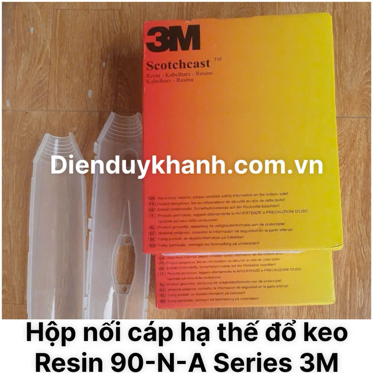 Hộp nối cáp hạ thế đổ keo Resin 90-N-A Series 3M